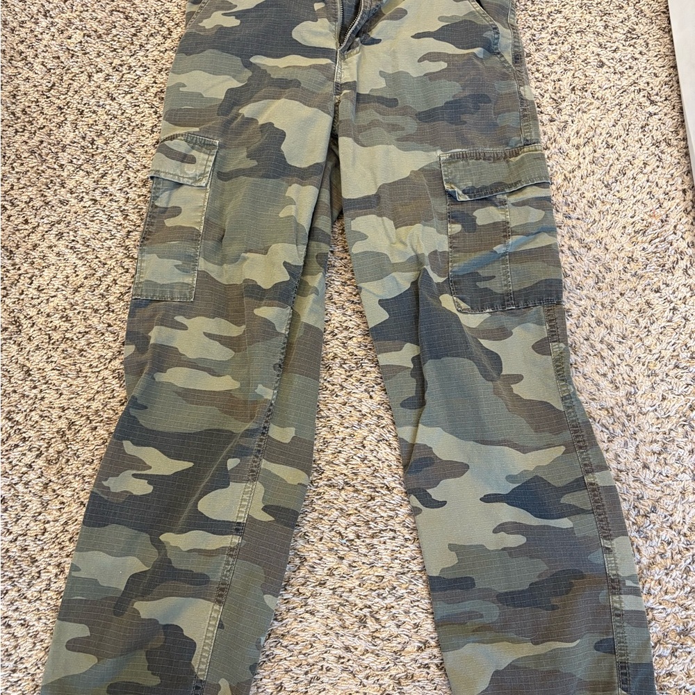 RSQ Green Camouflage Trousers